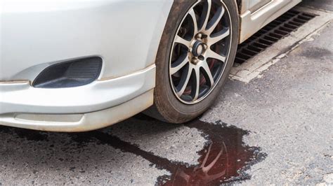 car leaking red|8 Reasons Your Car May Be Leaking Fluid